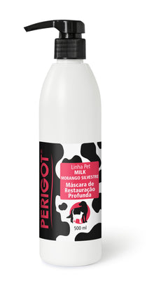 MÁSCARA RESTAURACAO PROFUNDA MILK MORANGO SILVESTRE 500ml