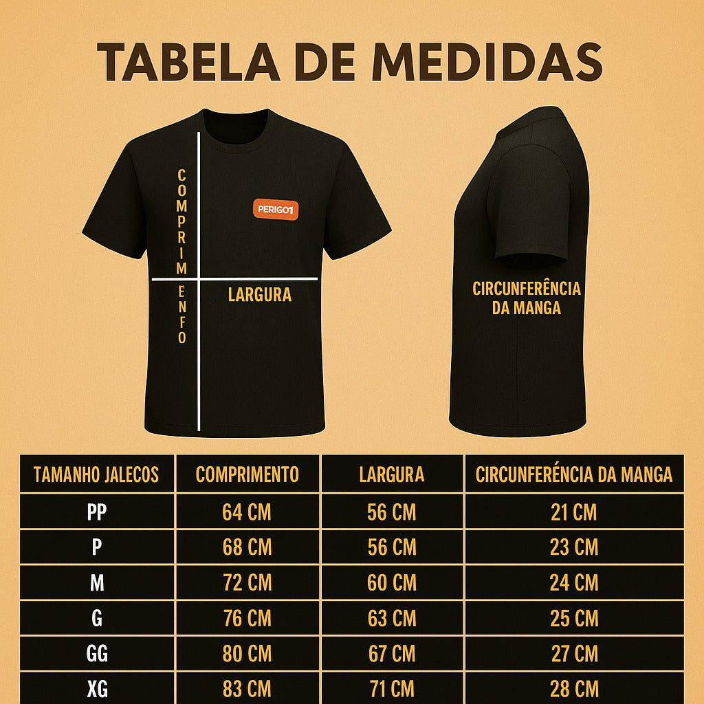 JALECO GROOMER PRETO TAM. GG